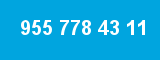955 778 43 11 955 778 43 11